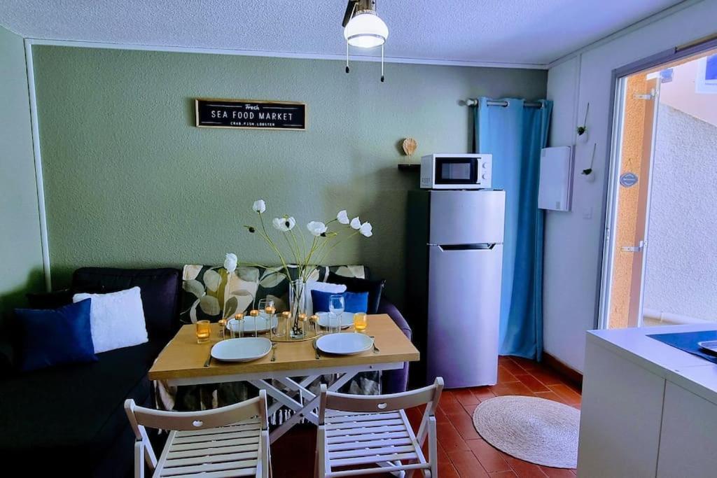 Le Marine Rez De Jardin Direct Plage Parking Prive Climatise แซ็ต ภายนอก รูปภาพ